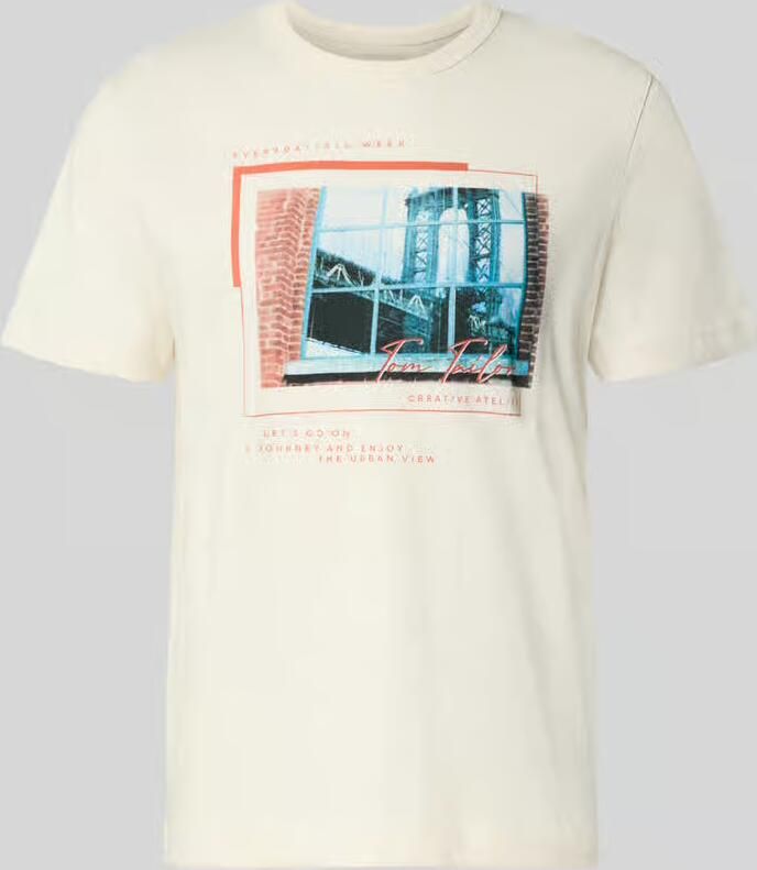 Tom Tailor regular fit T-shirt van puur katoen - Foto 2