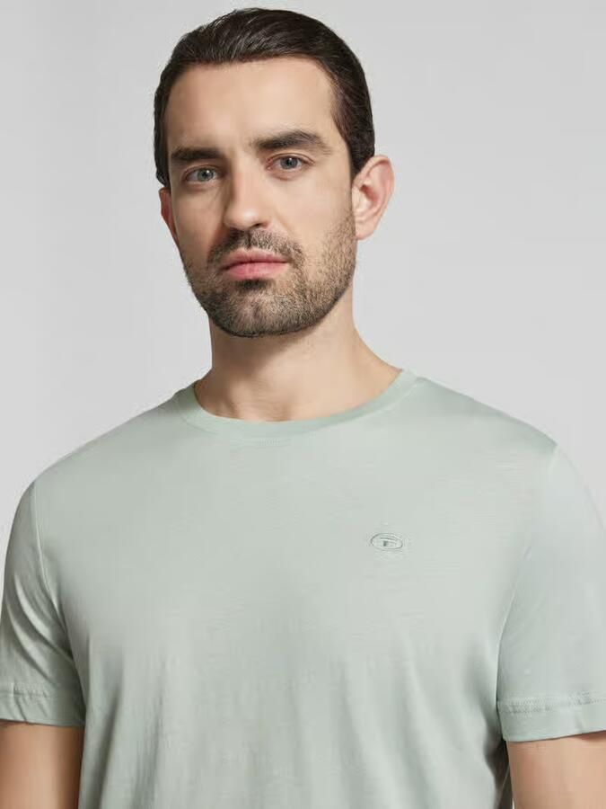 Tom Tailor Regular fit T-shirt van puur katoen