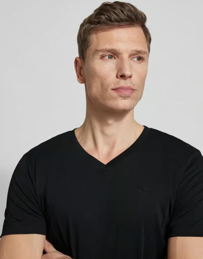 Tom Tailor Regular fit T-shirt van puur katoen