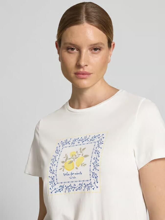 Tom Tailor regular fit T-shirt van puur katoen