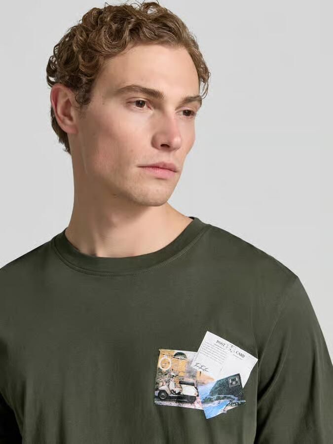 Tom Tailor regular fit T-shirt van puur katoen