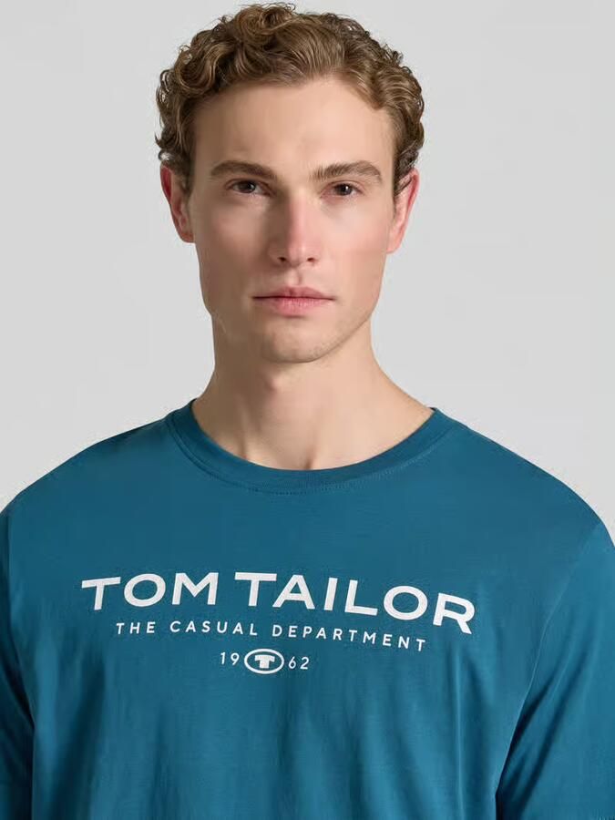 Tom Tailor regular fit T-shirt van puur katoen