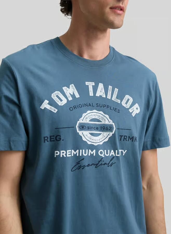 Tom Tailor regular fit T-shirt van puur katoen