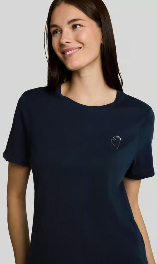 Tom Tailor Regular fit t-shirt van puur katoen