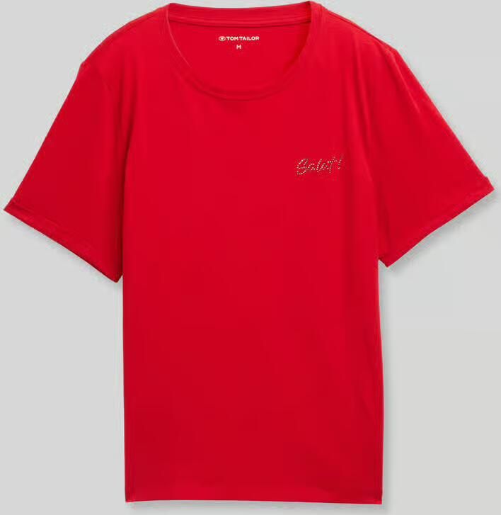 Tom Tailor Regular fit t-shirt van puur katoen - Foto 2