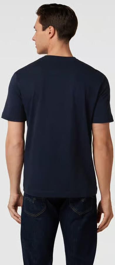 Tom Tailor Regular fit T-shirt van puur katoen met labelprint