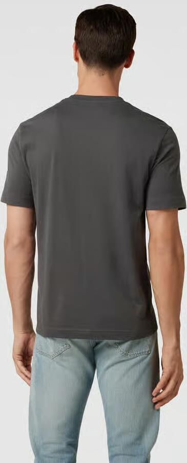 Tom Tailor Regular fit T-shirt van puur katoen met labelprint