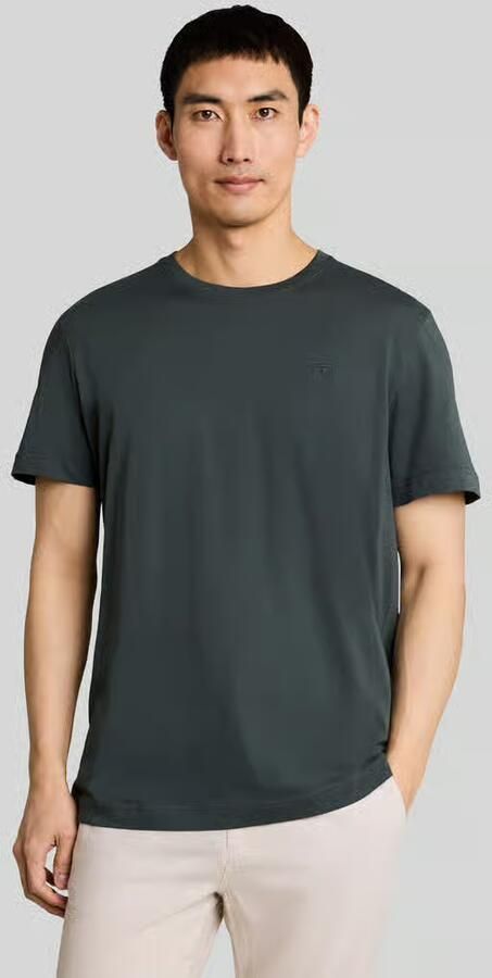 Tom Tailor Regular fit T-shirt van puur katoen met logo-stitching - Foto 2