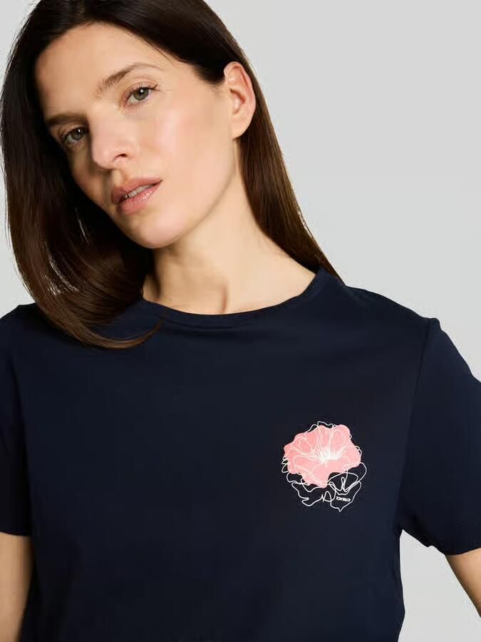 Tom Tailor regular fit T-shirt van puur katoen met motiefprint