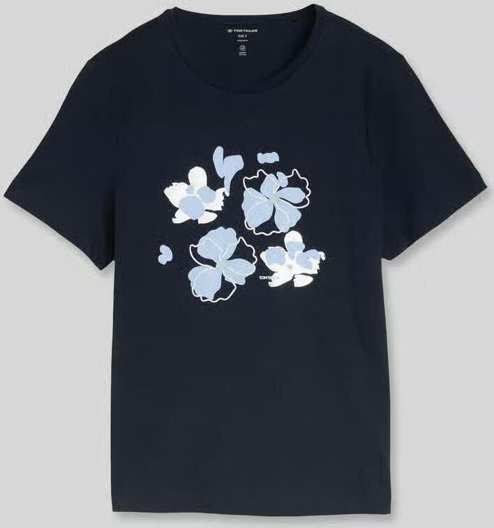 Tom Tailor regular fit T-shirt van puur katoen met motiefprint - Foto 2