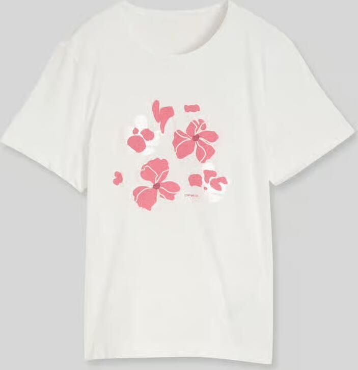 Tom Tailor regular fit T-shirt van puur katoen met motiefprint - Foto 2