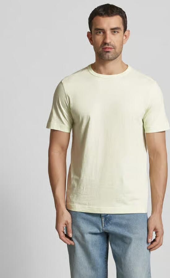 Tom Tailor Regular fit T-shirt van puur katoen met rubberen logoprint - Foto 3