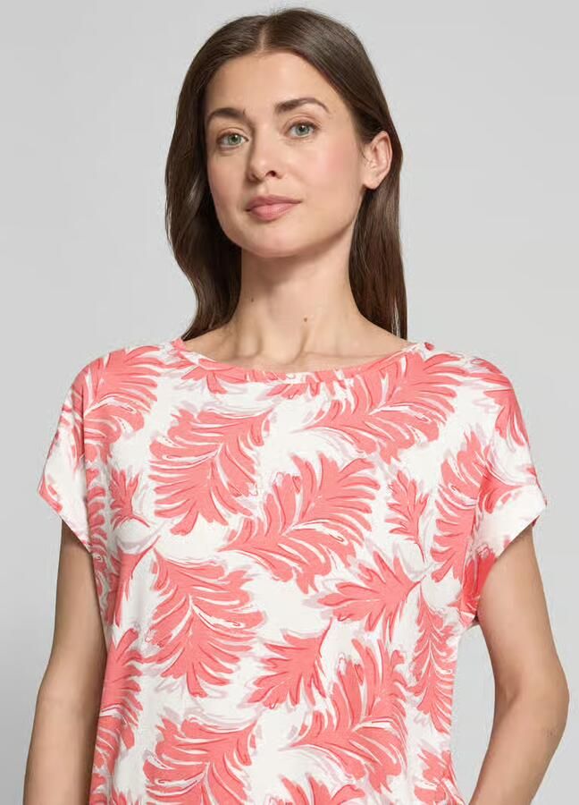 Tom Tailor regular fit T-shirt van viscosemix