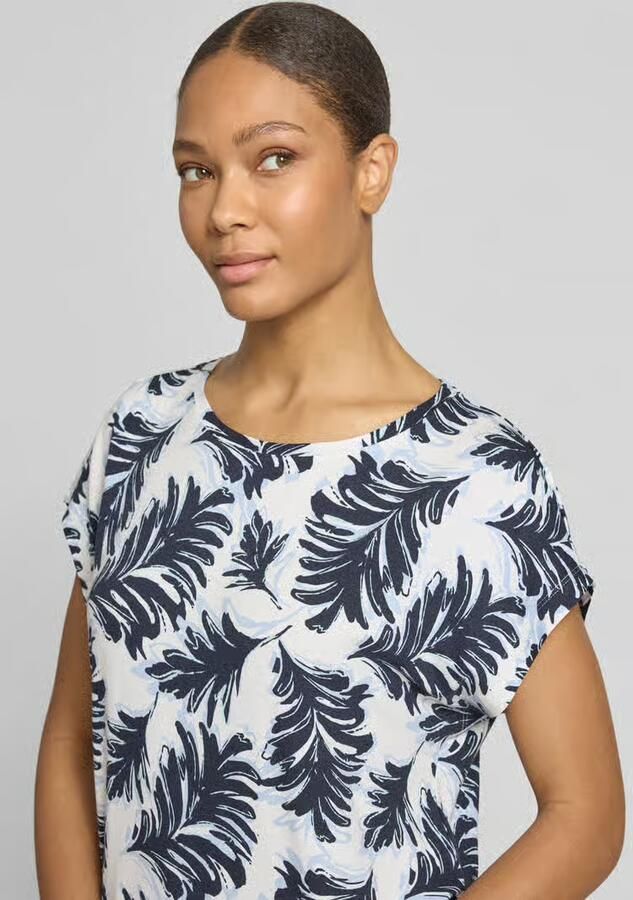 Tom Tailor regular fit T-shirt van viscosemix