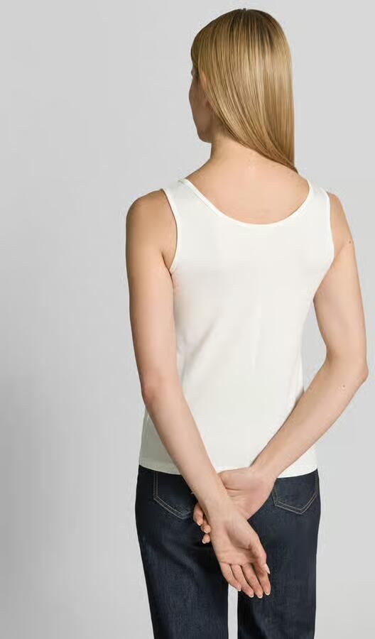 Tom Tailor regular fit tank top van katoenmix