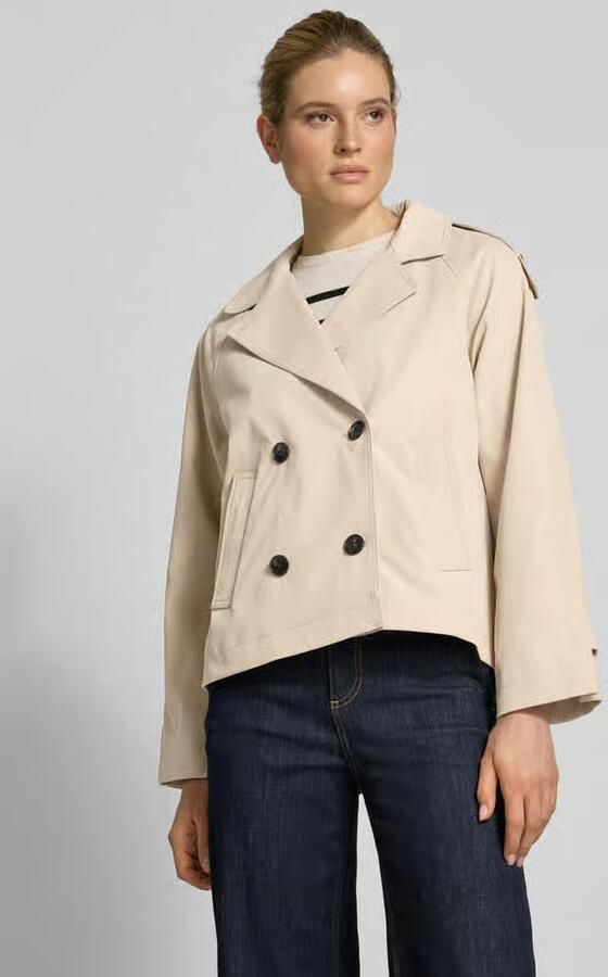 Tom Tailor Regular fit trenchjack van waterafstotend materiaal - Foto 2
