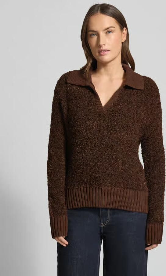 Tom Tailor Regular fit pullover van katoenmix met polokraag - Foto 4