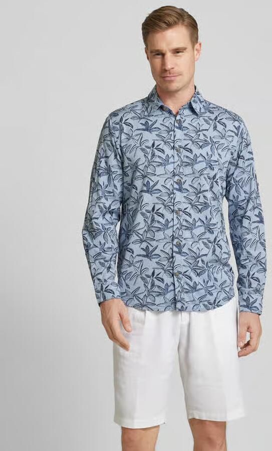 Tom Tailor Regular fit vrijetijdsoverhemd met all-over motief - Foto 2
