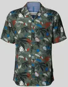 Tom Tailor Regular fit vrijetijdsoverhemd van pure viscose