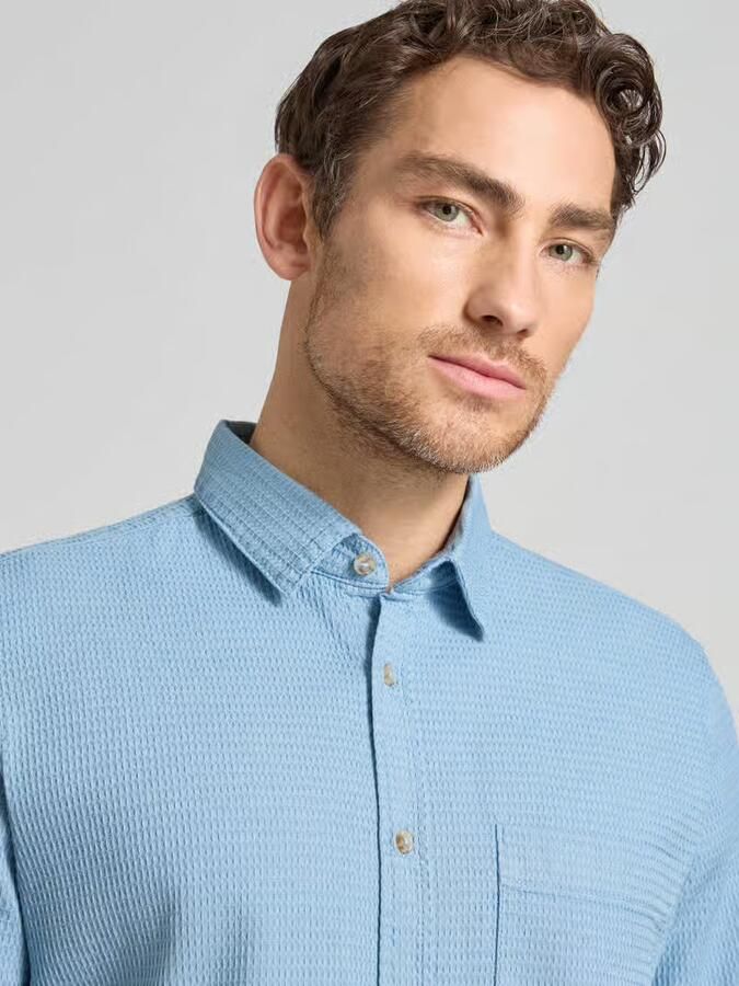 Tom Tailor regular fit vrijetijdsoverhemd van puur katoen