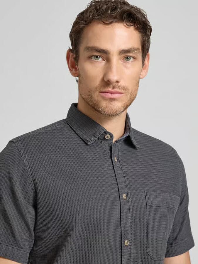 Tom Tailor regular fit vrijetijdsoverhemd van puur katoen