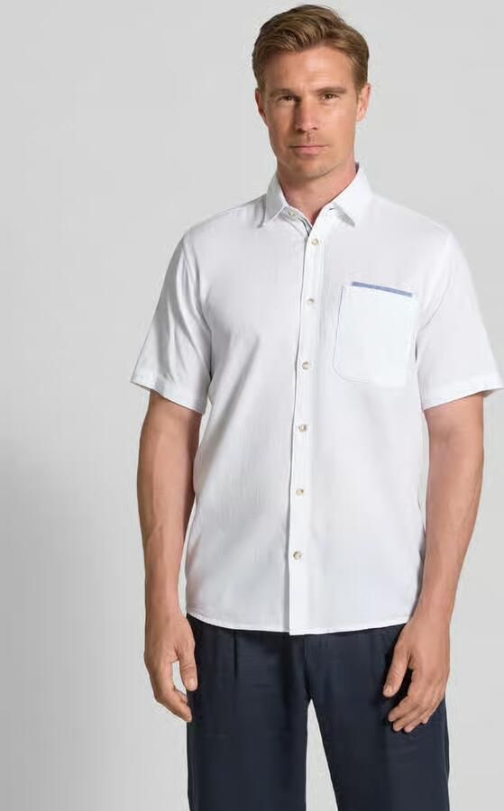 Tom Tailor Regular fit vrijetijdsoverhemd van puur katoen - Foto 2