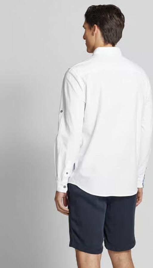 Tom Tailor Regular fit vrijetijdsoverhemd van vlamgaren