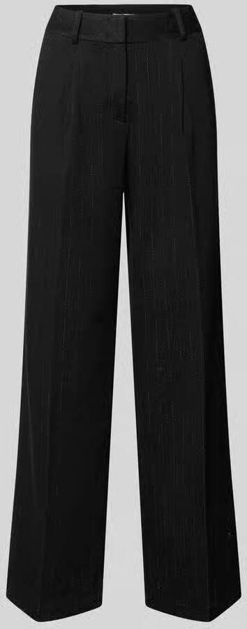 Tom Tailor Regular fit wijde broek met katoen