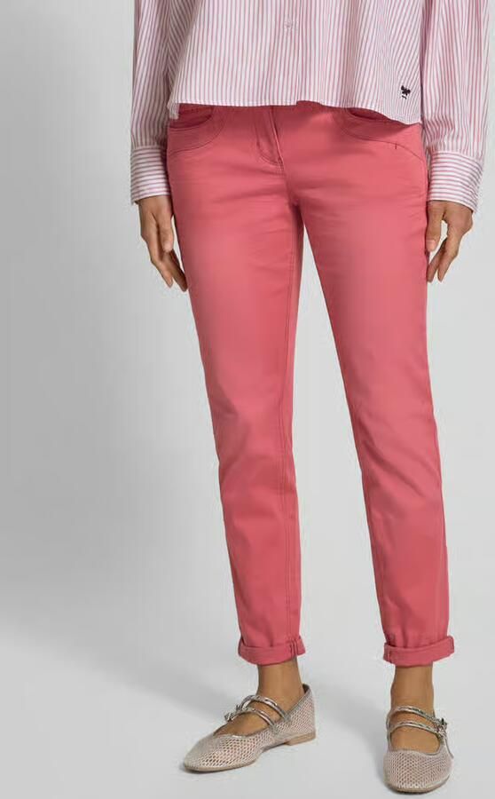 Tom Tailor relaxed fit 7 8-broek van katoenmix - Foto 3