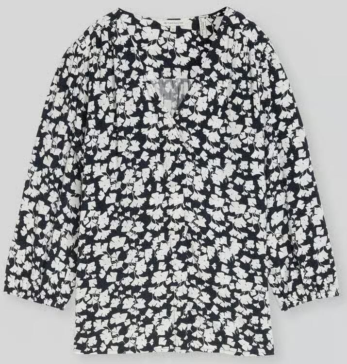 Tom Tailor relaxed fit blouse met all-over motief - Foto 2