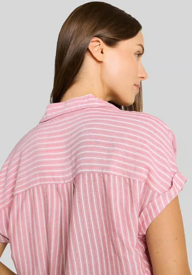 Tom Tailor relaxed fit blouse van viscose