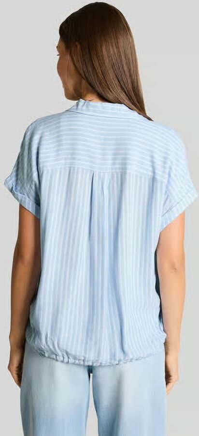 Tom Tailor relaxed fit blouse van viscose - Foto 3