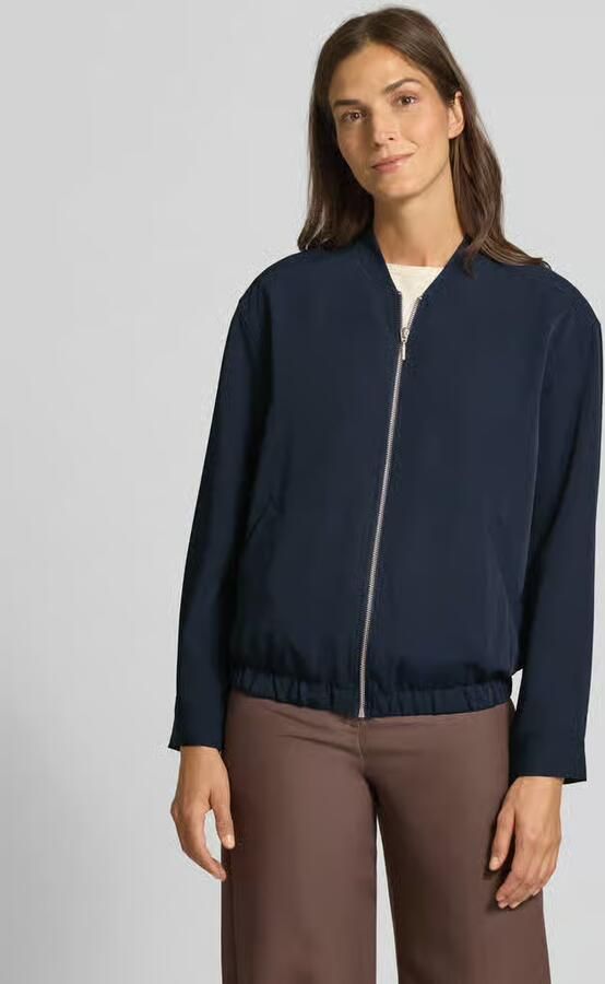 Tom Tailor Cardigan met staande kraag en ritssluiting - Foto 3