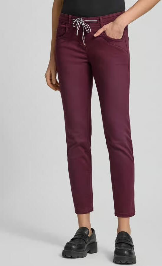 Tom Tailor Relaxed fit broek van katoenmix - Foto 2