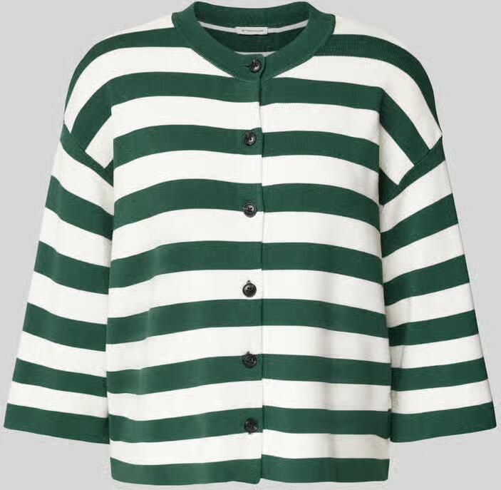 Tom Tailor Relaxed fit gebreid jack van viscosemix - Foto 2