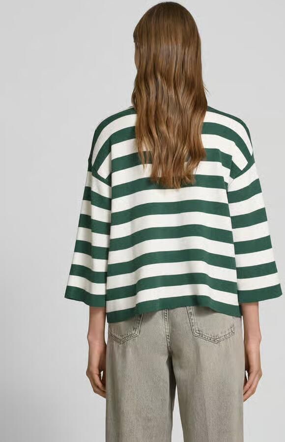Tom Tailor Relaxed fit gebreid jack van viscosemix