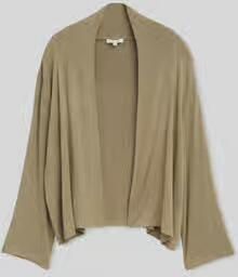 Tom Tailor relaxed fit gebreid jack van viscosemix met sjaalkraag