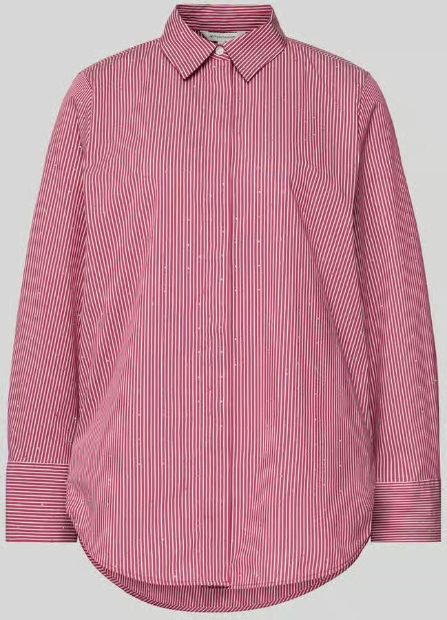 Tom Tailor Relaxed fit overhemdblouse van katoenmix