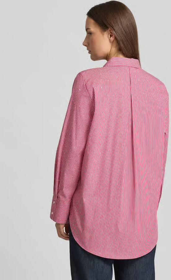 Tom Tailor Relaxed fit overhemdblouse van katoenmix - Foto 3