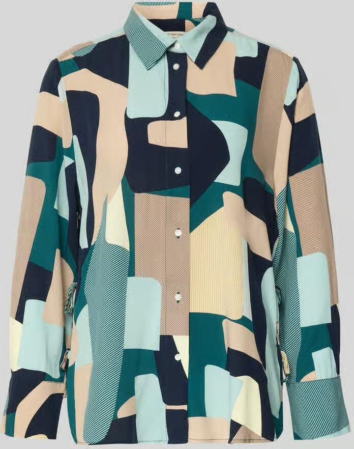 Tom Tailor Relaxed fit overhemdblouse van pure viscose - Foto 2