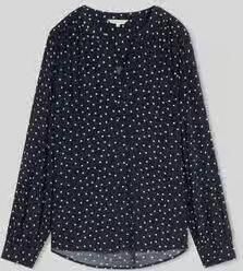 Tom Tailor relaxed fit overhemdblouse van pure viscose