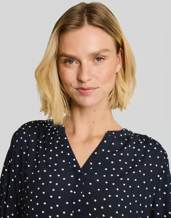 Tom Tailor relaxed fit overhemdblouse van pure viscose