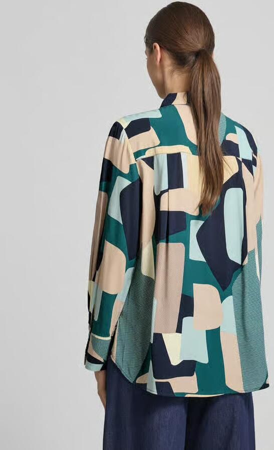 Tom Tailor Relaxed fit overhemdblouse van pure viscose - Foto 3