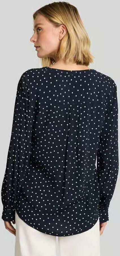 Tom Tailor relaxed fit overhemdblouse van pure viscose - Foto 2