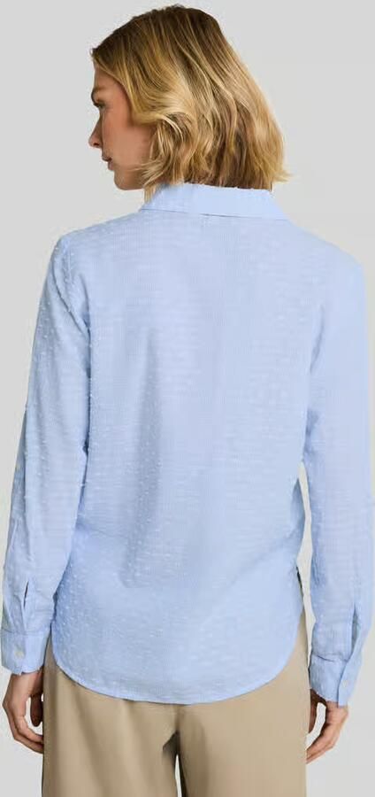 Tom Tailor relaxed fit overhemdblouse van puur katoen - Foto 2
