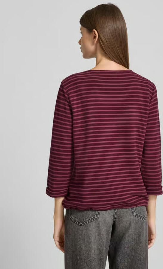 Tom Tailor Shirt met lange mouwen met knopen op de schouder