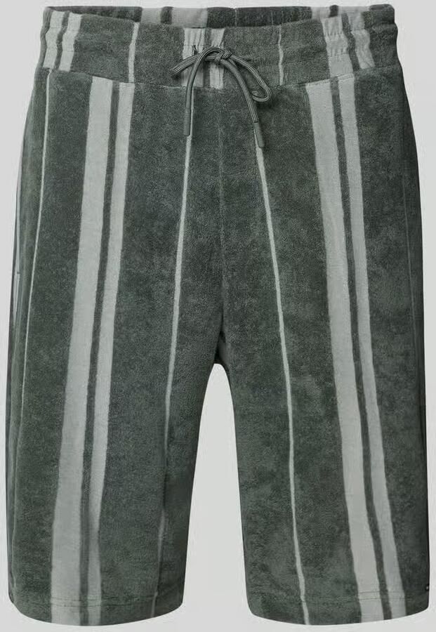 Tom Tailor relaxed fit short van katoenmix