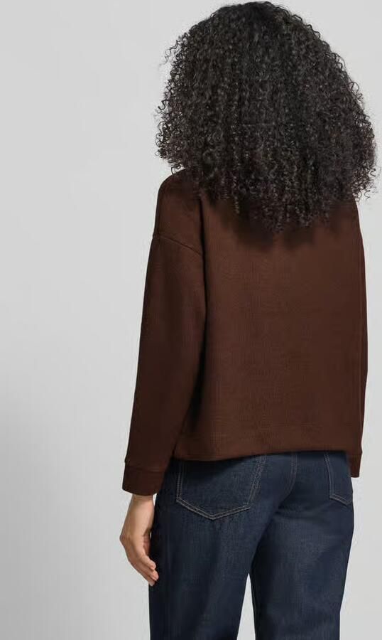 Tom Tailor Relaxed fit sweatshirt met opstaande kraag