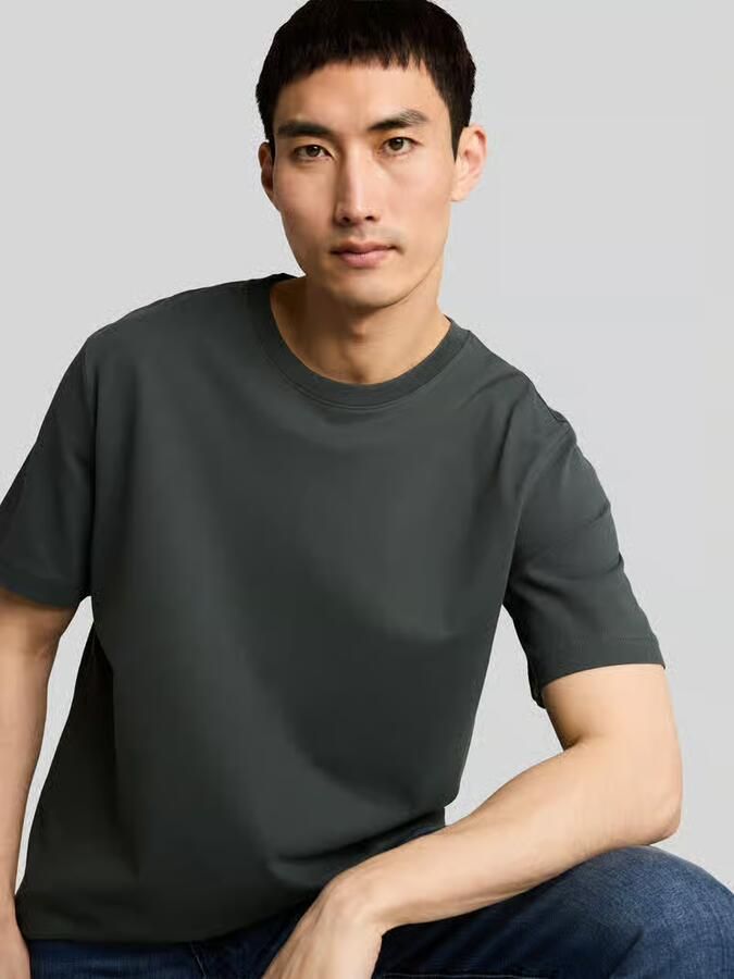 Tom Tailor relaxed fit T-shirt van katoenmix