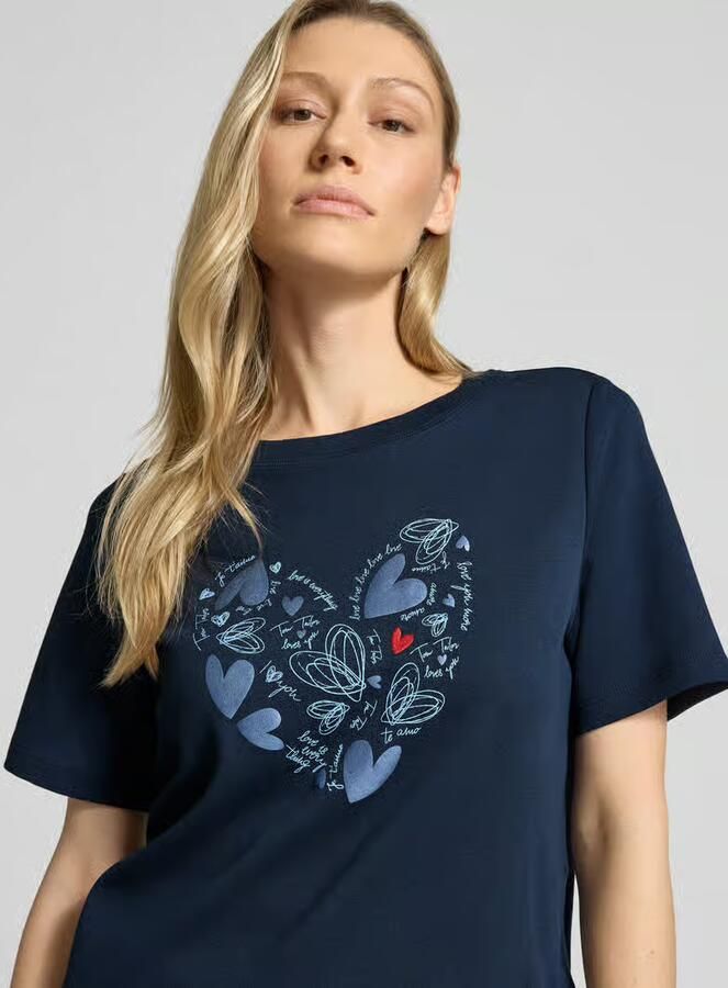 Tom Tailor relaxed fit T-shirt van puur katoen